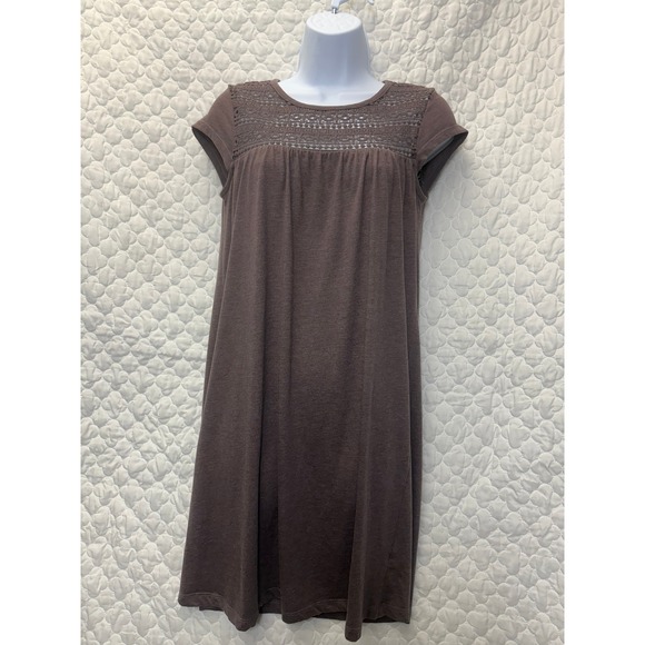 Prana Daydream Purple Shift T-shirt‎ Dress Organic Cotton Size Small - Picture 2 of 7